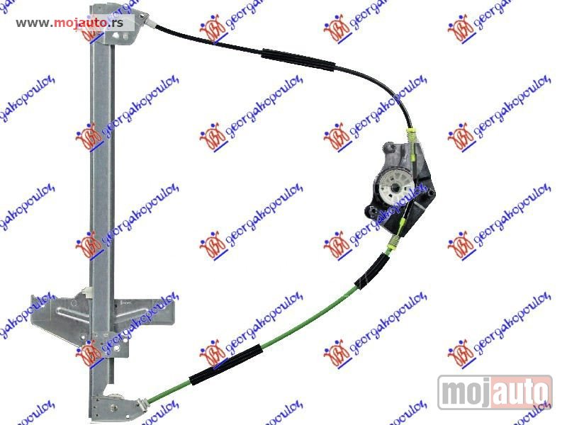 Glavna slika -  PODIZAC PREDNJEG PROZORA ELEKTRICNI (BEZ MOTORA) 3 VRATA (A KVALITET) Desno Peugeot 307 05-07 -dostupno - MojAuto