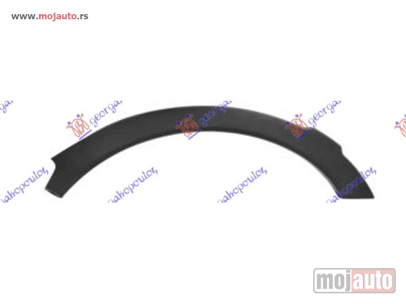 Glavna slika -  RUB PLASTICNI ZADNJEG BRANIKA (STEPWAY) Levo Dacia lodgy 12- -dostupno - MojAuto