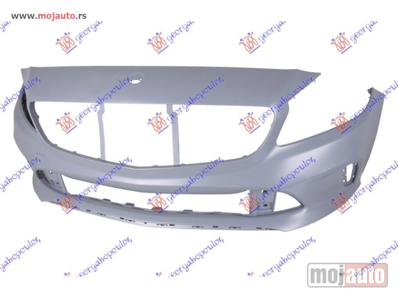 Glavna slika -  PREDNJI BRANIK PM (OTVORI ZA LAJSNU) Mercedes a class (w176) 15-18 -nedostupno - MojAuto