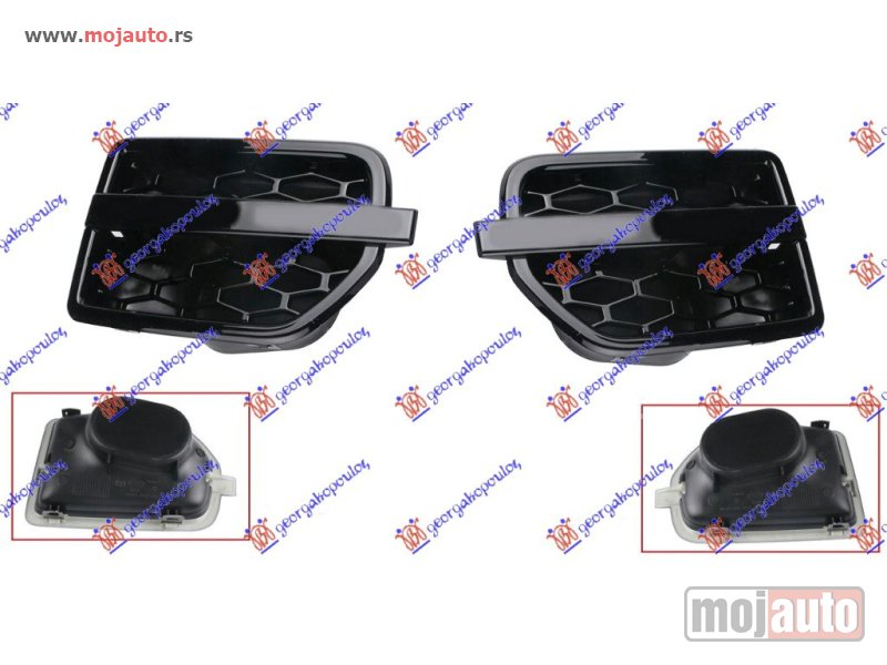 Glavna slika -  USMERIVAC VAZDUHA PREDNJEG BLATOBRANA 09- (SET) Land rover discovery 05-14 -dostupno - MojAuto