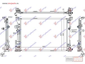 NOVI: delovi  HLADNJAK MOTORA BENZIN/DIZEL (MAN) (640x430x16) Mercedes a class (w176) 12-15 -dostupno