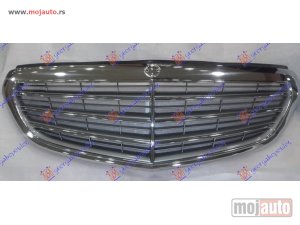 NOVI: delovi  PVC MASKA KOMPLET SREBRNA/HROM (ELEGANCE) Mercedes e class (w212) 13-16 -nedostupno