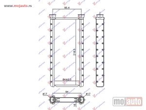 Glavna slika -  GREJAC KABINE (BR) (85x220x16) Mitsubishi space star 13-16 -dostupno - MojAuto