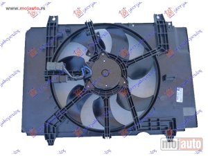 NOVI: delovi  VENTILATOR KOMPLET (1.6 BENZIN) (2 KONEKTORA) (380mm) (2+2 PIN) Nissan juke 10-15 -dostupno