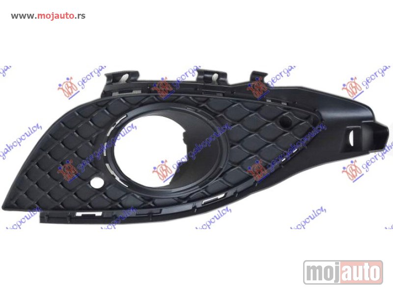 Glavna slika -  RESETKA PREDNJEG BRANIKA (SA MAGLENKOM) (SA OTVORIMA ZA LAJSNU) Desno Mercedes a class (w176) 12-15 -dostupno - MojAuto