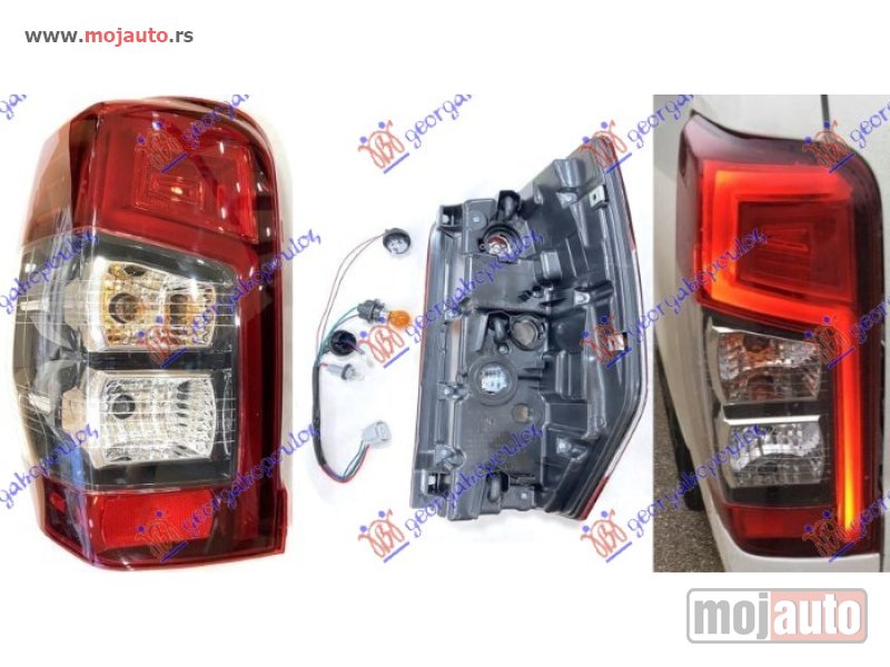 Glavna slika -  STOP LAMPA (LED2/PY21W/W16W) (S OBLIK) (BEZ ZADNJE MAGLENKE) (TAJLAND) Levo Mitsubishi p/u l200 19- -dostupno - MojAuto