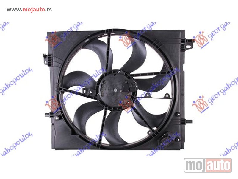 Glavna slika -  VENTILATOR KOMPLET (BENZIN 1.2 DIG-T MANUELNI) Nissan qashqai 13-17 -dostupno - MojAuto