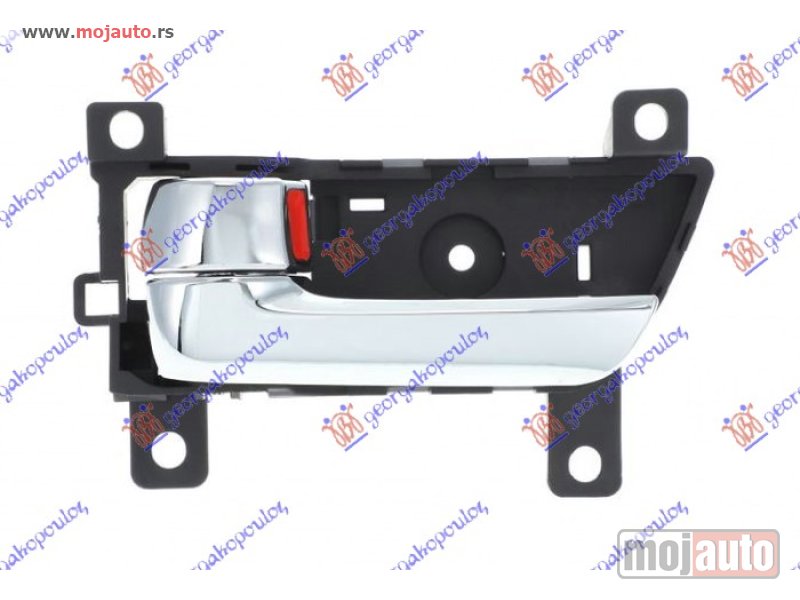 Glavna slika -  KVAKA PREDNJIH/ZADNJIH VRATA UNUTRASNJA HROM Levo Kia sorento 09-12 -dostupno - MojAuto