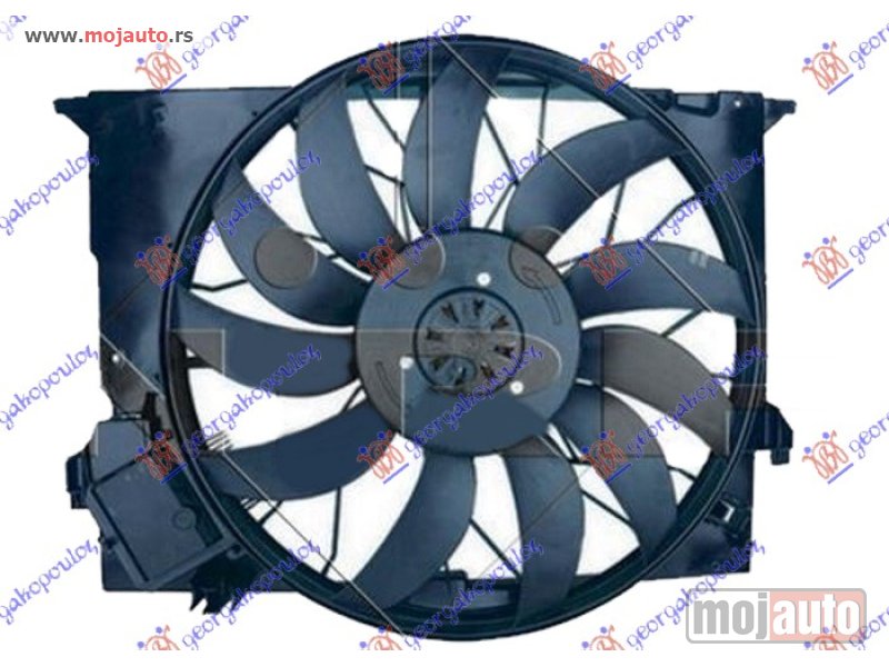 Glavna slika -  VENTILATOR KOMPLET (6.2 BENZIN) 07- (530mm) (850W) (4 PIN) Mercedes cls (w219) coupe 04-08 -dostupno - MojAuto