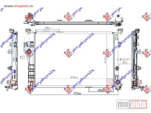 NOVI: delovi  HLADNJAK MOTORA 2.0 AMG BENZIN (AUTO) (640x425) Mercedes a class (w176) 15-18 -dostupno