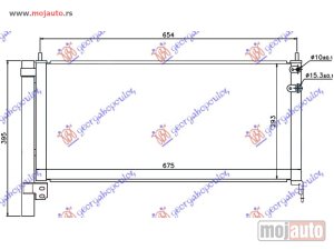 Glavna slika -  HLADNJAK KLIME 1.8i 16V HIBRID (64x29x1.6) Lexus ct 200h 14- -dostupno - MojAuto