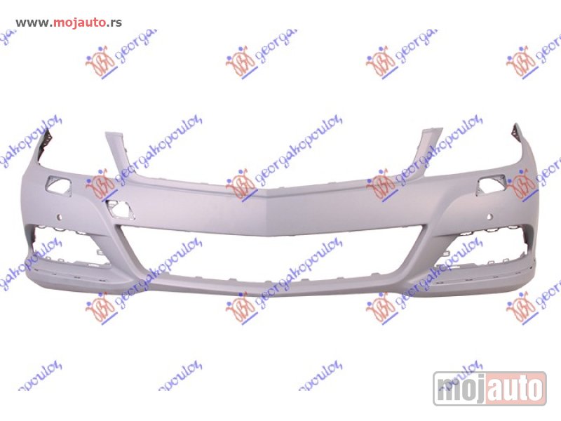 Glavna slika -  PREDNJI BRANIK PM (PRSKALICE) (PDS SENZORI) (ELEGANCE/AVANTGARDE) Mercedes c class (w204) coupe 11-15 -dostupno - MojAuto