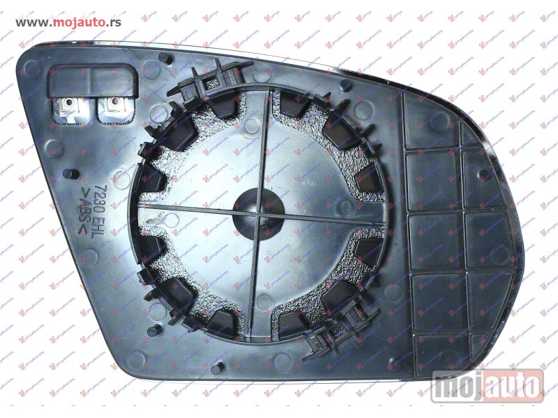 Glavna slika -  STAKLO RETROVIZORA SA GREJACEM (ASFERICNO) Levo Mercedes s class (w222) 13-17 -dostupno - MojAuto