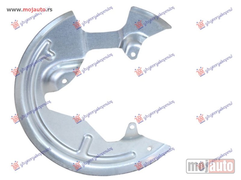 Glavna slika -  ZASTITA PREDNJEG KOCIONOG DISKA (PRECNIK DISKA 260mm) Desno Renault modus 08-13 -dostupno - MojAuto