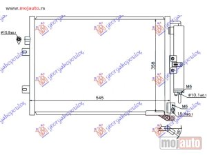 NOVI: delovi  HLADNJAK KLIME 1.5 DCi (51x38) Renault clio 09-13 -dostupno