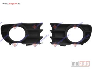 NOVI: delovi  RESETKA PREDNJEG BRANIKA (SA MAGLENKOM) (SET) Renault megane sdn-h/b-l/b 02-05 -dostupno