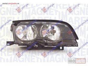 NOVI: delovi  FAR HROM 01-03 (MARELLI) Desno Bmw series 3 (e46) coupe/cabrio 99-03 -dostupno