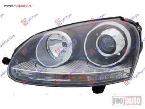 NOVI: delovi  FAR XENON CRNI GTI (TYC) Levo Vw golf v 04-08 -dostupno