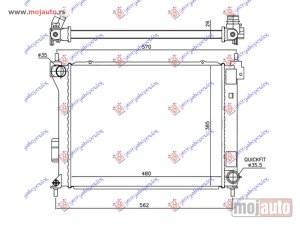 NOVI: delovi  HLADNJAK MOTORA 1.4/1.6 CRDi DIZEL (MAN) (480x380x26) 10- Hyundai i20 08-12 -dostupno