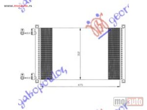 Glavna slika -  HLADNJAK KLIME 130 1.8i 16V/1.9D JTD (48.8x31) Fiat punto 99-03 -dostupno - MojAuto