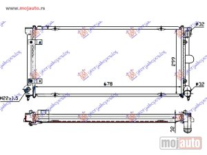 Glavna slika -  HLADNJAK MOTORA BENZIN/DIZEL (+/-AC) (675x320x34) Seat toledo 91-95 -dostupno - MojAuto