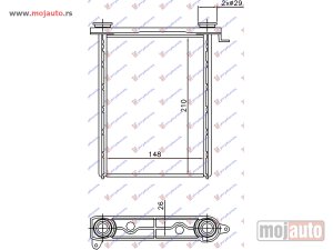 NOVI: delovi  GREJAC KABINE (BR) (148x210x26) Renault megane coupe 08-14 -dostupno