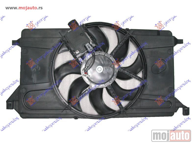 Glavna slika -  VENTILATOR KOMPLET (1.4/1.6 BENZIN) (+AC) Ford focus 08-11 -dostupno - MojAuto