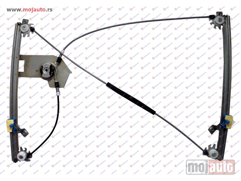 Glavna slika -  PODIZAC PREDNJEG PROZORA ELEKTRICNI (BEZ MOTORA) 3 VRATA Levo Renault clio 09-13 -dostupno - MojAuto