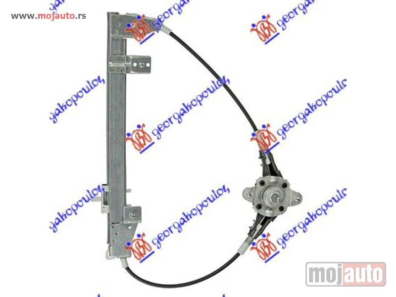 Glavna slika -  PODIZAC ZADNJEG PROZORA MEHANICKI 5 VRATA (A KVALITET) Levo Fiat punto 95-99 -dostupno - MojAuto