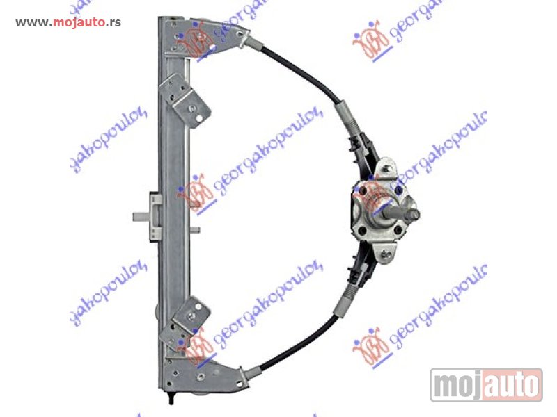 Glavna slika -  PODIZAC ZADNJEG PROZORA MEHANICKI (A KVALITET) Levo Fiat panda 03-14 -dostupno - MojAuto