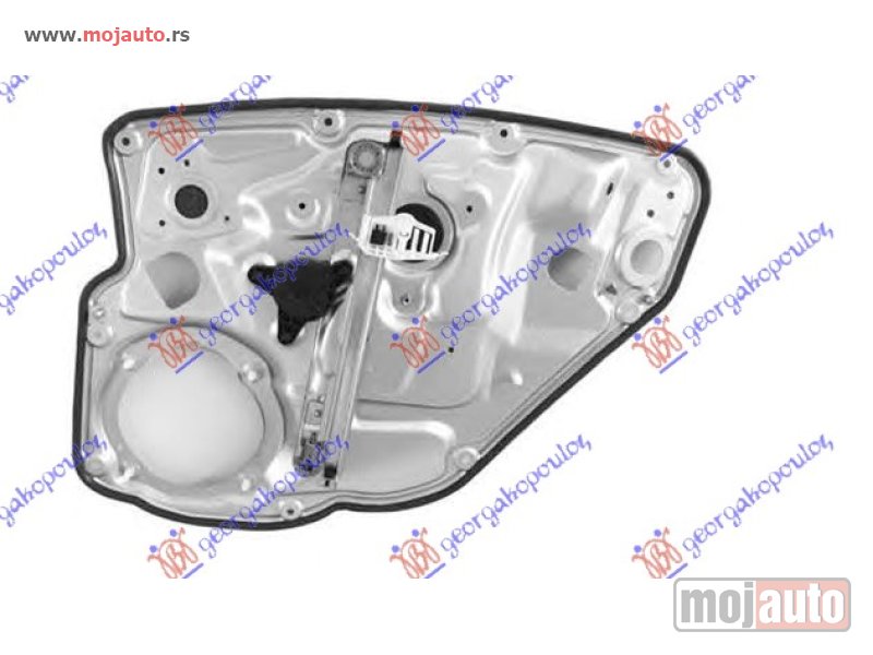 Glavna slika -  PODIZAC ZADNJEG PROZORA ELEKTRICNI (BEZ MOTORA) (SA NOSACEM) Desno Fiat stilo 01-06 -dostupno - MojAuto