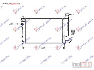 NOVI: delovi  HLADNJAK MOTORA 1.6/1.8CC/2.0CC (61x32) Citroen xsara 97-00 -dostupno