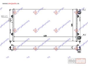 Glavna slika -  HLADNJAK MOTORA 1.6/1.8/2.0i8V/1.9TDi (630x320x32) Vw vento 92-98 -dostupno - MojAuto