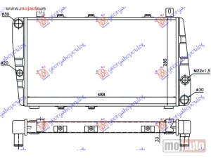 NOVI: delovi  HLADNJAK MOTORA 1.3 (-AC) (49x28) Skoda felicia pick-up 94-01 -dostupno