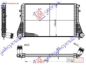 Glavna slika -  HLADNJAK INTERKULERA BENZIN/DIZEL (61.5x40.5x32) 60 Audi a3 08-12 -dostupno - MojAuto