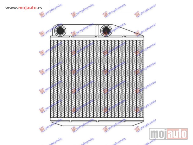 Glavna slika -  GREJAC KABINE (B) (+/-AC) (160x188) (TIP DENSO) Fiat linea 07-13 -dostupno - MojAuto