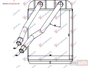 NOVI: delovi  GREJAC KABINE (BR) (215x200x26) Vw touareg 03-10 -nedostupno