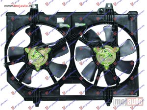 NOVI: delovi  VENTILATOR (DUPLI) KOMPLET (BENZIN) -07 Nissan x-trail 01-14 -dostupno