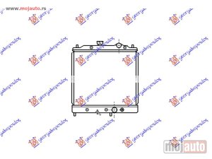 Glavna slika -  HLADNJAK MOTORA 1.3/1.5CC (+/-AC) (41.2x37.5) (KOYO) Mitsubishi colt (c65) 89-92 -nedostupno - MojAuto
