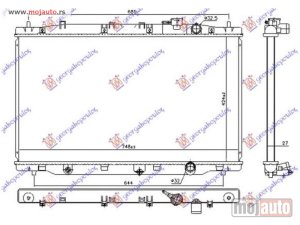 NOVI: delovi  HLADNJAK MOTORA 1.6 i-DTEC DIZEL (MAN/AUTO) (424x748x27) Honda cr-v 13-15 -dostupno