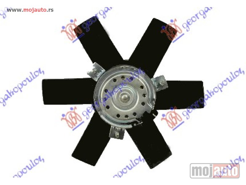 Glavna slika -  VENTILATOR (MOTOR+ELISA) (BENZIN/DIZEL) (30.5cm) Peugeot boxer 02-06 -nedostupno - MojAuto