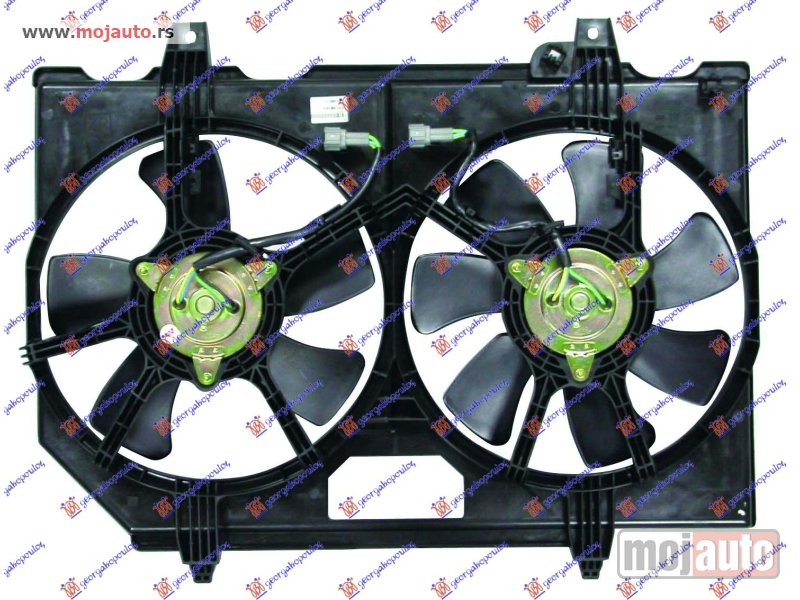 Glavna slika -  VENTILATOR (DUPLI) KOMPLET (BENZIN) -07 Nissan x-trail 01-14 -dostupno - MojAuto