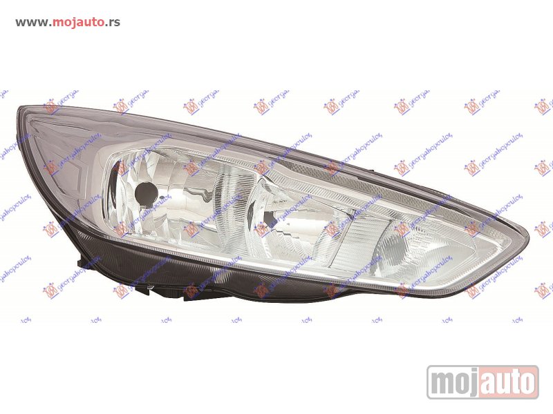 Glavna slika -  FAR ELEKTRICNI (H7/H1) SA LED DNEVNIM SVETLOM (SA MOTOROM) (DEPO) Desno Ford focus 14-18 -dostupno - MojAuto