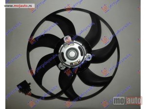 NOVI: delovi  VENTILATOR HLADNJAKA (MOTOR+ELISA) (390mm) (3 PIN) Skoda roomster-praktik 06-10 -dostupno