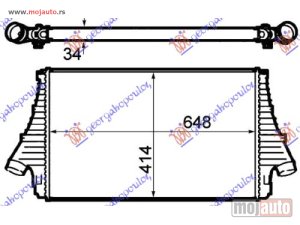 Glavna slika -  HLADNJAK INTERKULERA 1.9 CDTI (647x415x34) Opel vectra c 05-08 -dostupno - MojAuto