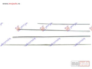 Glavna slika -  LAJSNA CENTRALNE RESETKE PREDNJEG BRANIKA HROM (SET) Peugeot 307 05-07 -dostupno - MojAuto