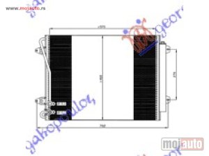 Glavna slika -  HLADNJAK KLIME 1.4/1.8/3.2/3.6 FSI - 2.0 TFSI BENZIN (570x460x16) Vw passat 05-11 -dostupno - MojAuto