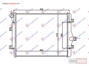 Glavna slika -  HLADNJAK MOTORA 2.0 TFSi BENZIN - 2.0 TDi DIZEL (650x450) (MAHLE BEHR) Vw passat 05-11 -dostupno - MojAuto