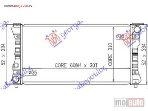 Glavna slika -  HLADNJAK MOTORA 1.2/1.5 (60x32) Seat gredos-malaga 86-92 -nedostupno - MojAuto