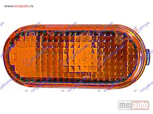 NOVI: delovi  MIGAVAC U KRILU ZUTI OVALNI Vw polo classic 95-02 -dostupno